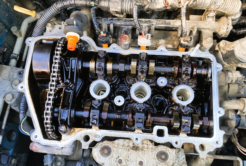 Замена прокладки клапанной крышки Тойота Витц