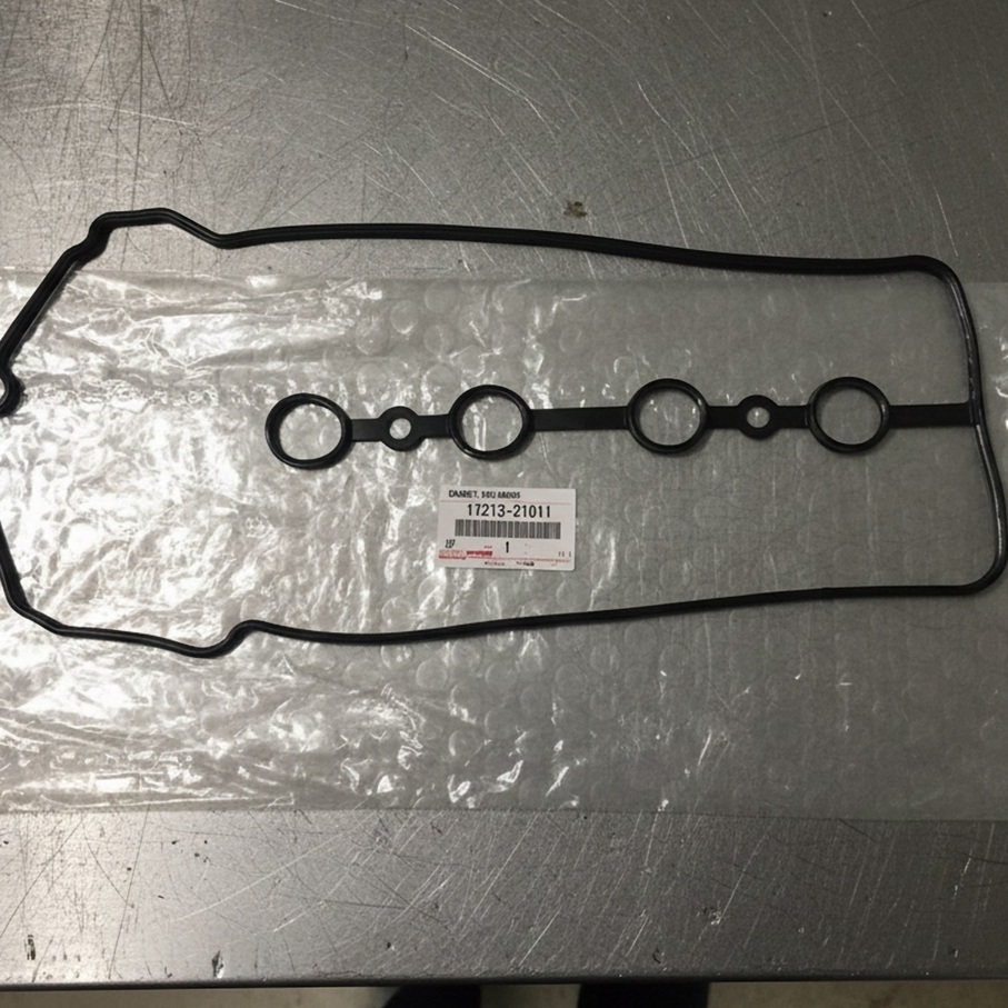 Новая прокладка крышки клапанов готова к монтажу