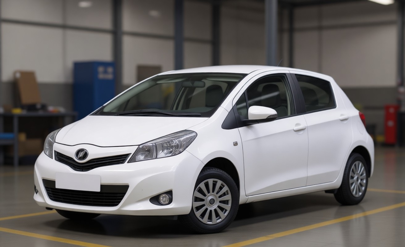 Тойота Витц после замены радиатора печки в автотехцентре