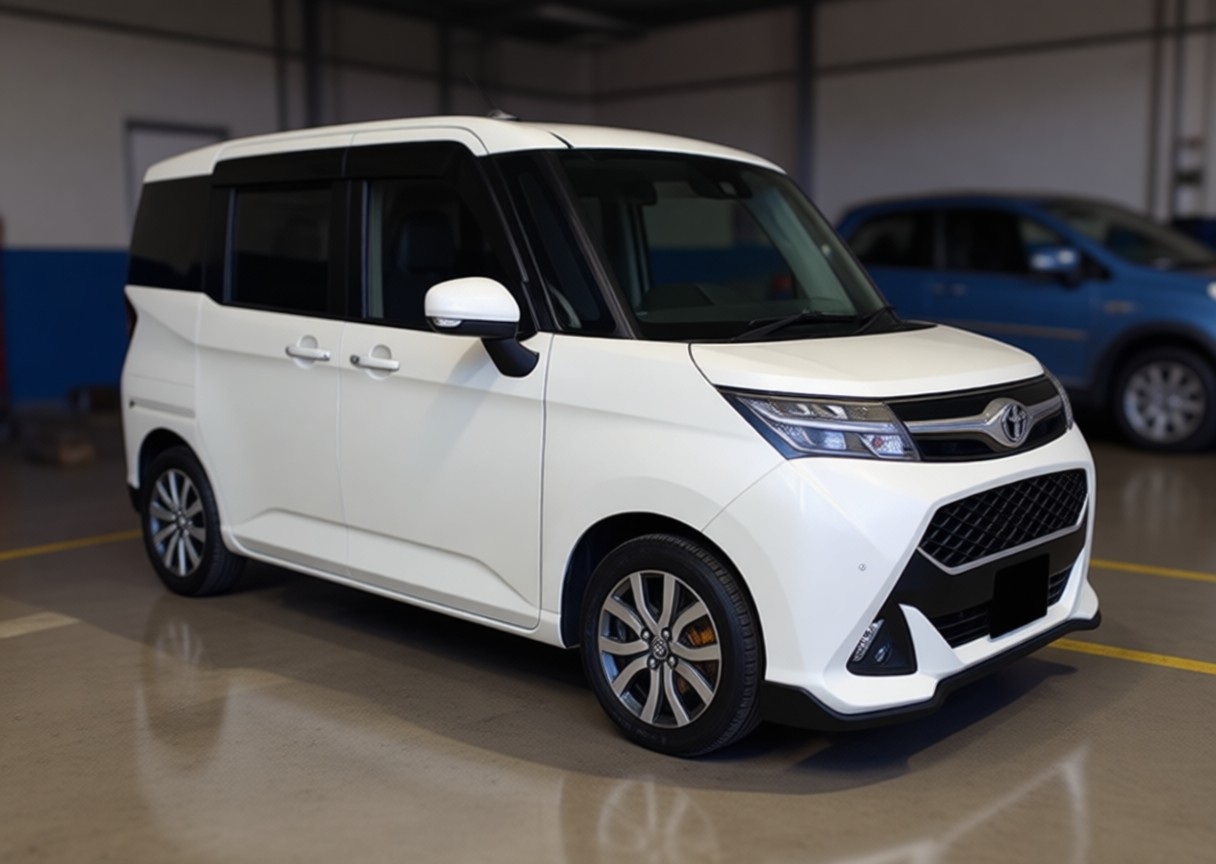 Тойота Танк после замены радиатора в автотехцентре