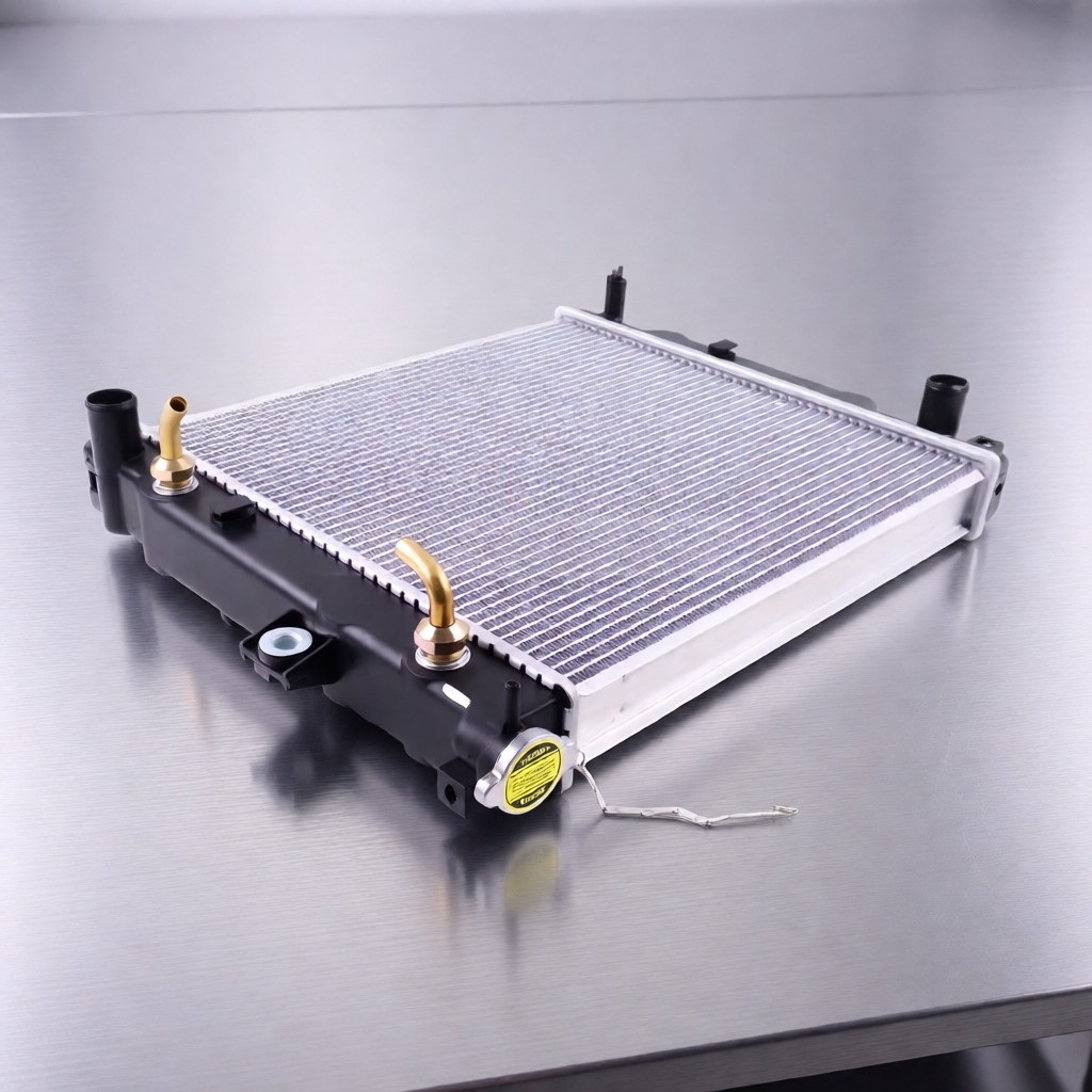 Новый радиатор охлаждения двигателя готов к монтажу