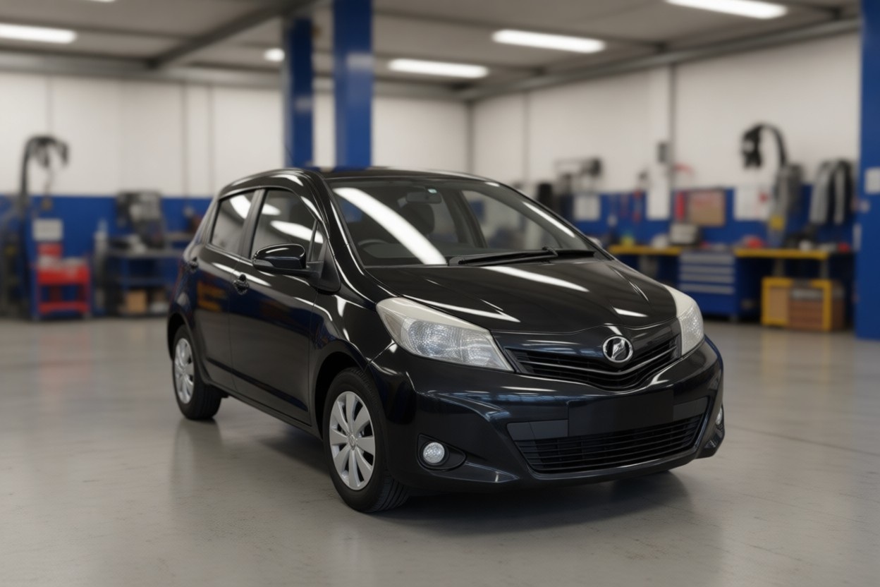 Тойота Витц после замены ступичного подшипника в автотехцентре