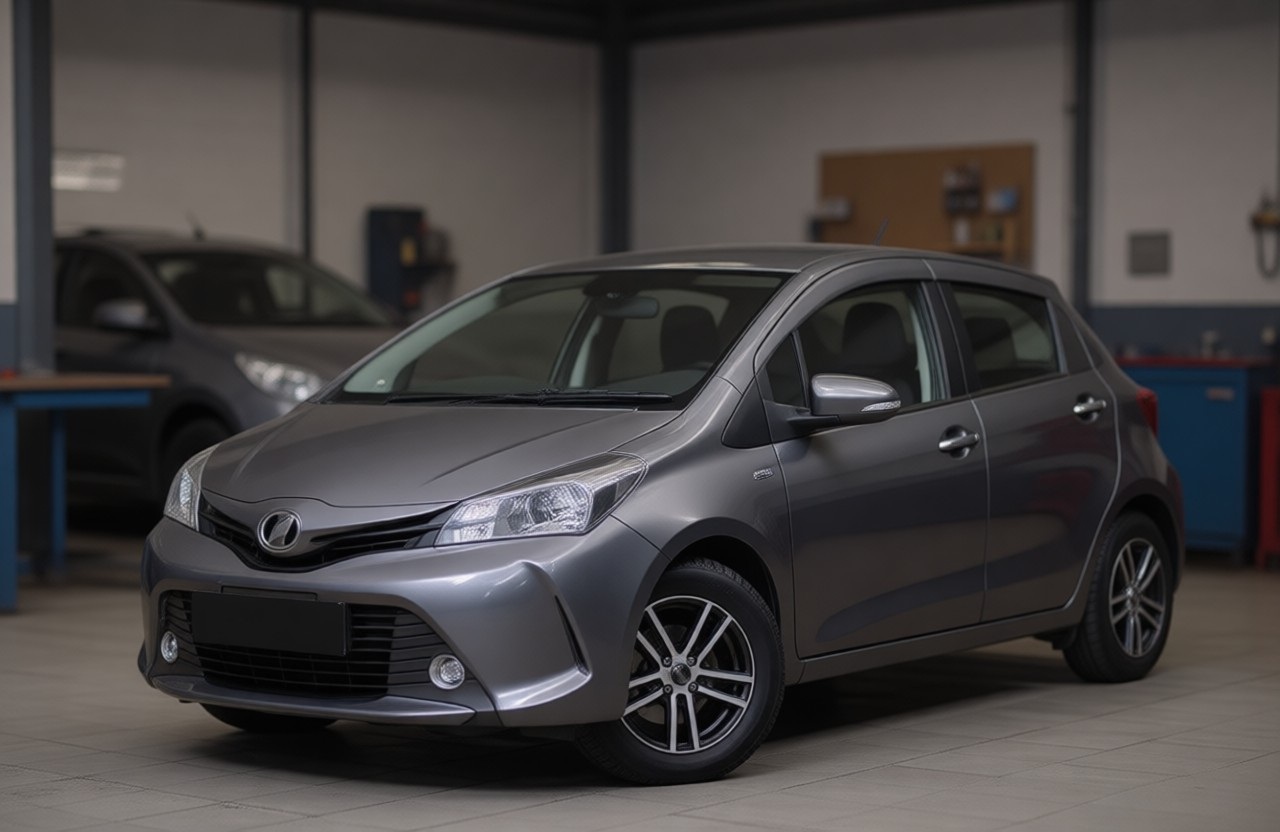 Тойота Витц после замены свечей зажигания в автотехцентре