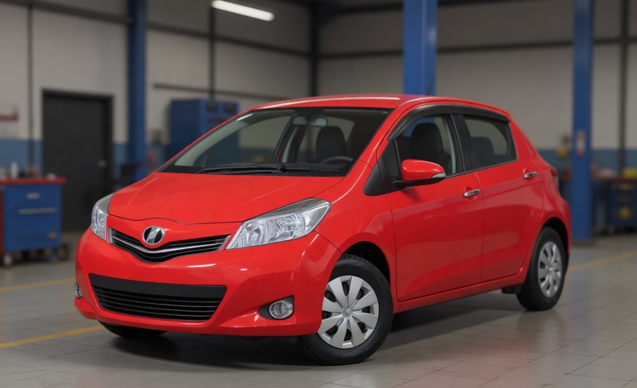 Тойота Витц после замены термостата в автотехцентре