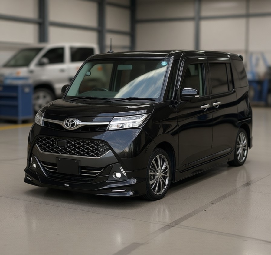 Тойота Танк после замены тормозных колодок в автотехцентре