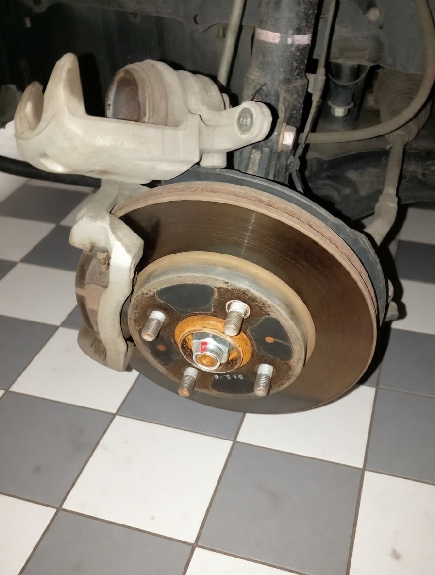 Замена тормозных колодок Тойота Танк