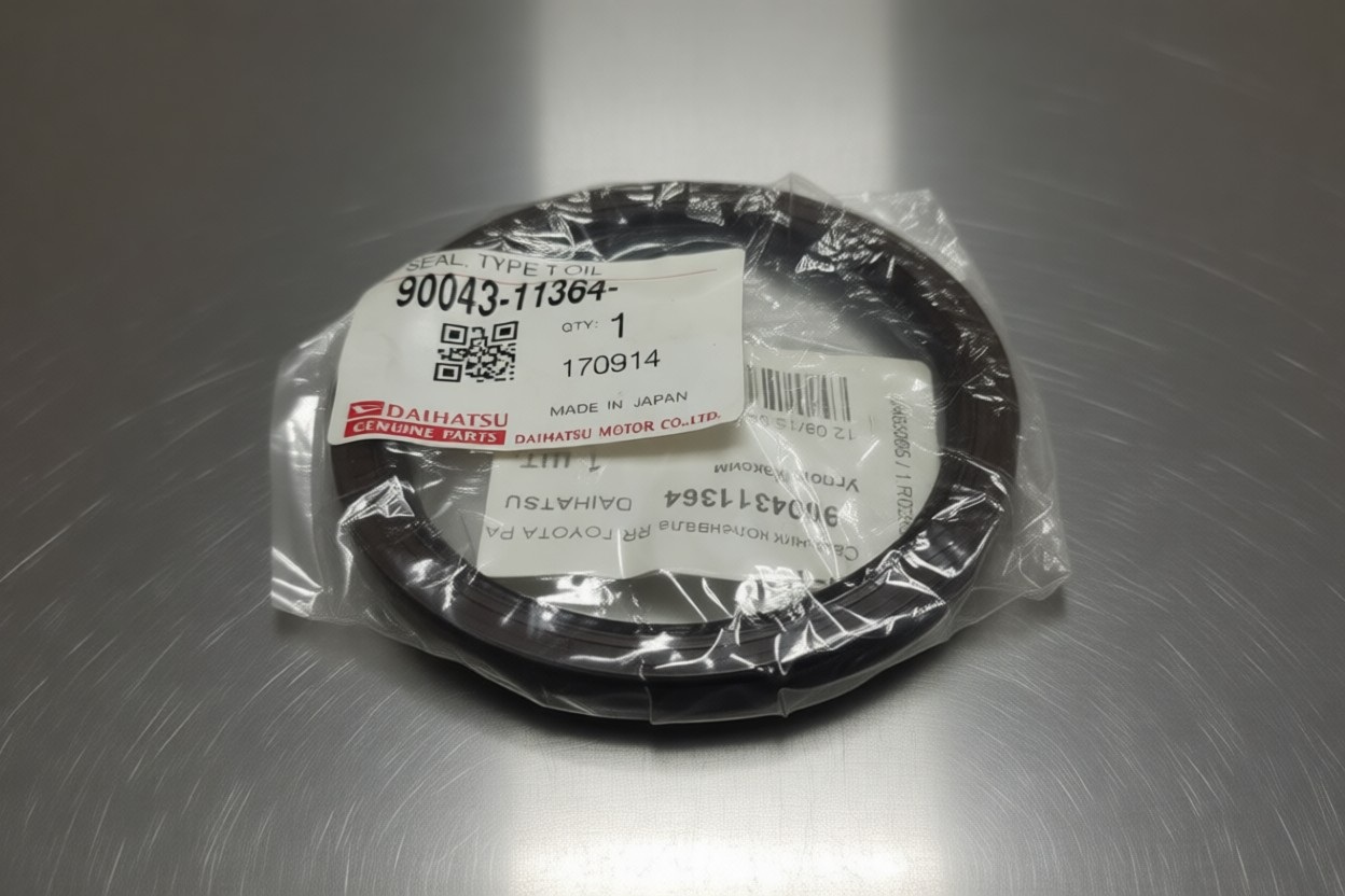 Новый задний сальник коленчатого вала готов к установке