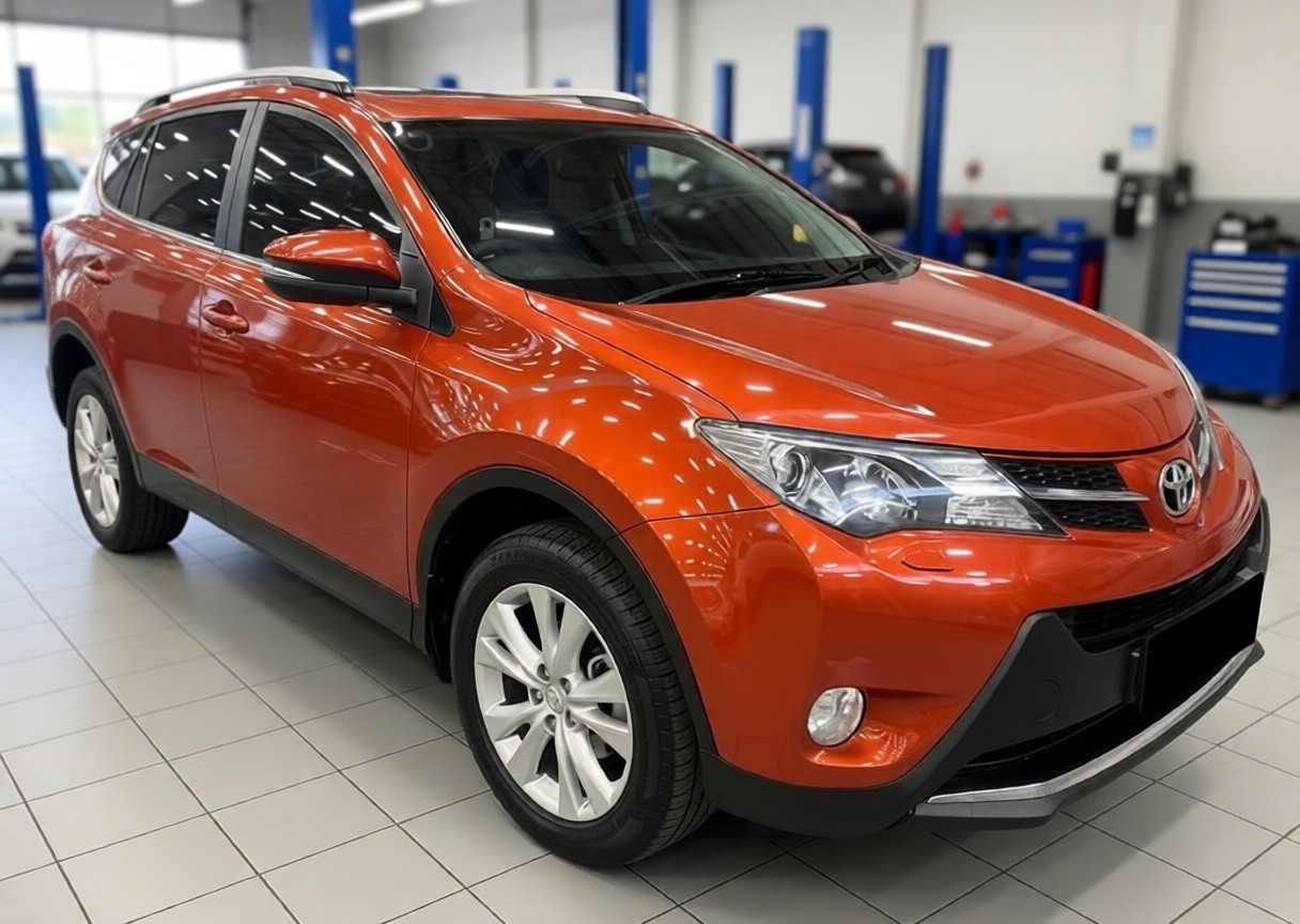 Тойота Рав 4 после замены масляного насоса в автотехцентре